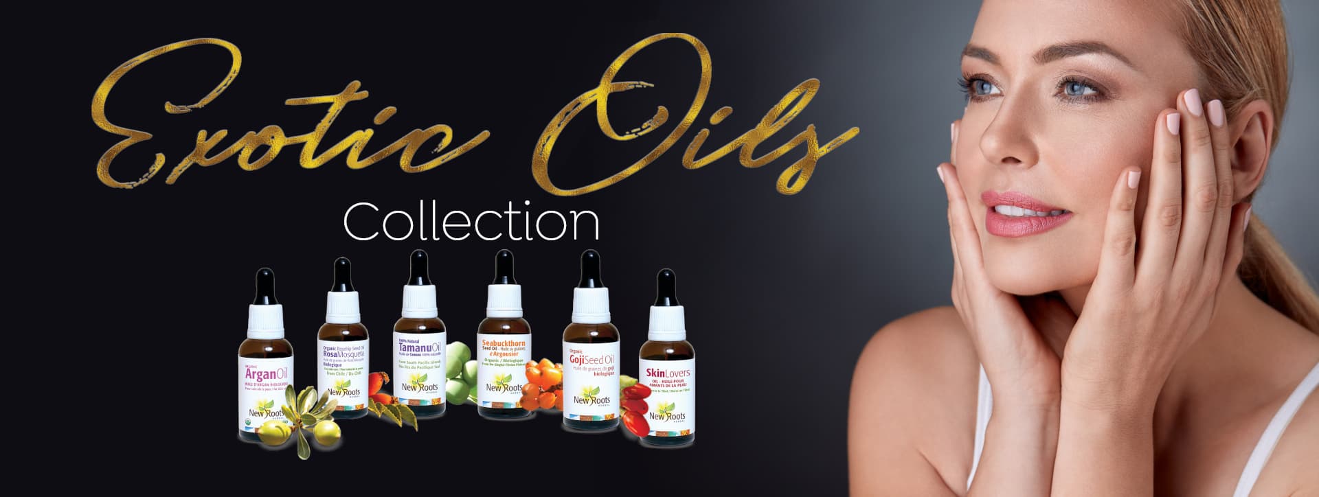 woman with products