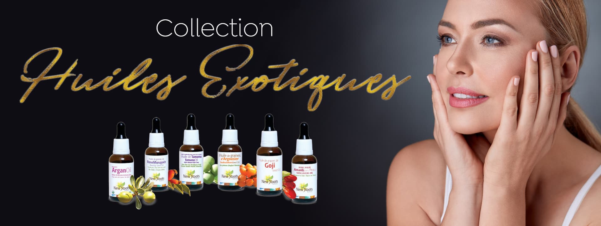 woman with products